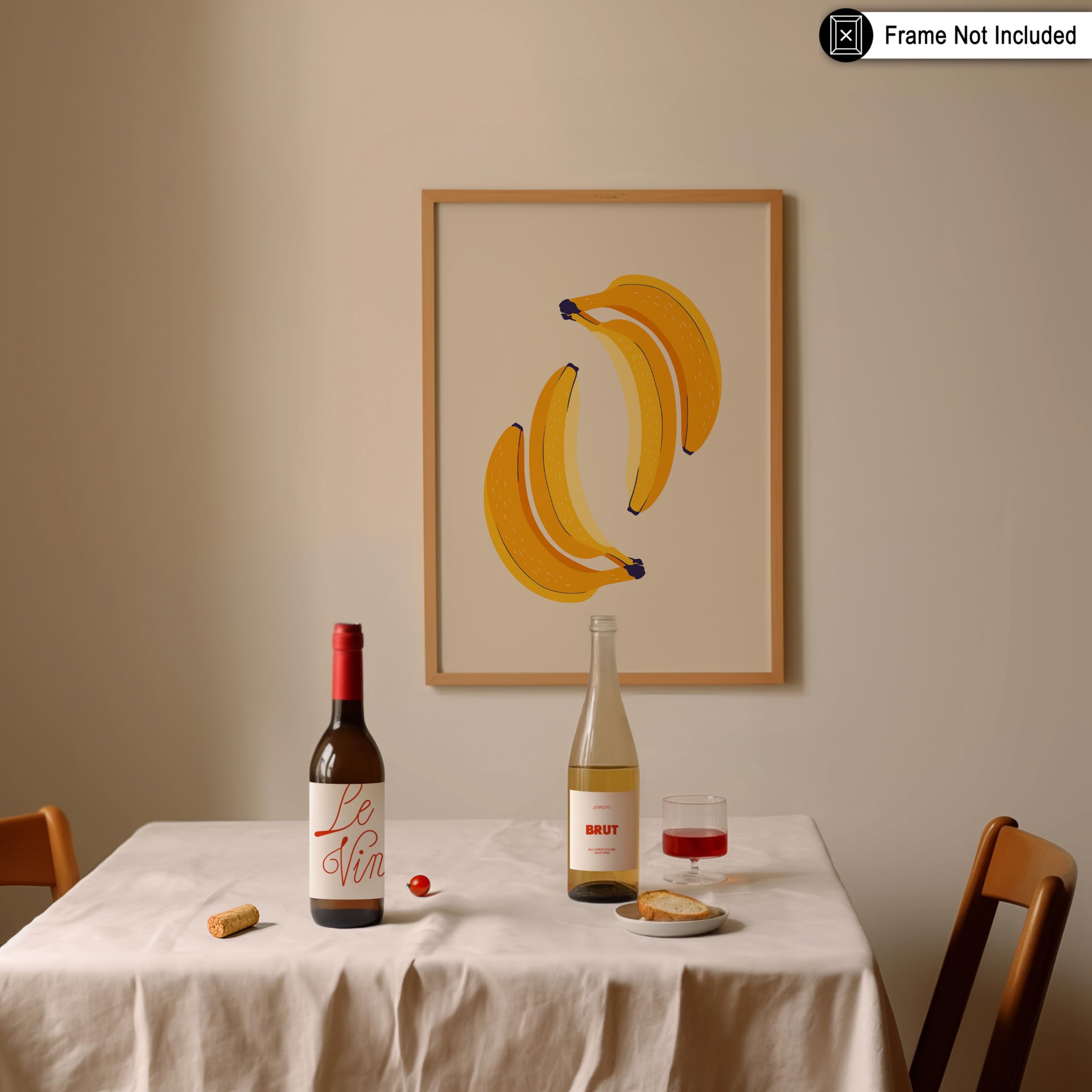 Amazon.com: Poster Master Banana Poster - Tropical Fruit Print